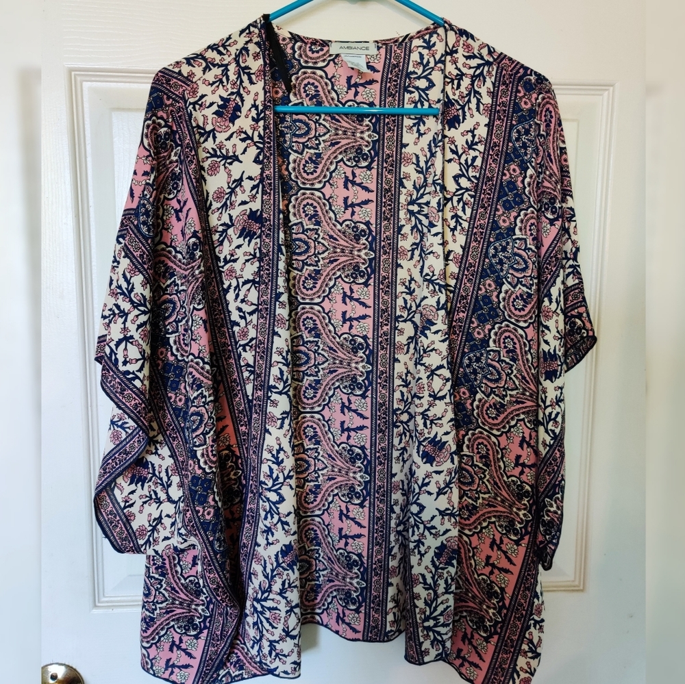 Floral Print Kimono